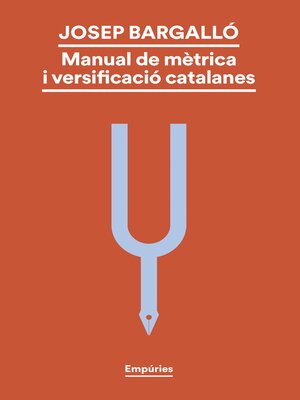 cover image of Manual de mètrica i versificació catalanes